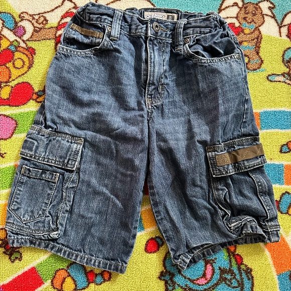 🐠2/$10🐠 Boys cargo jean shorts 🩳 - Picture 1 of 4